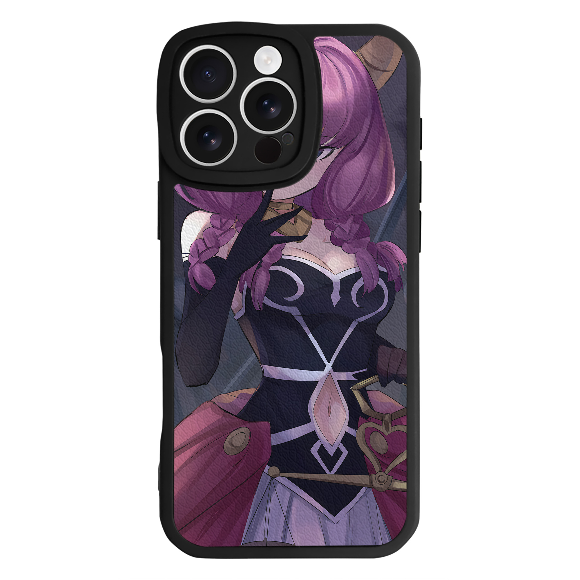 （画像用） 葬送のフリーレン Frieren 【iPhone 16シリーズ対応】シリコンスマホケース（レザー調） 材質：シリコン